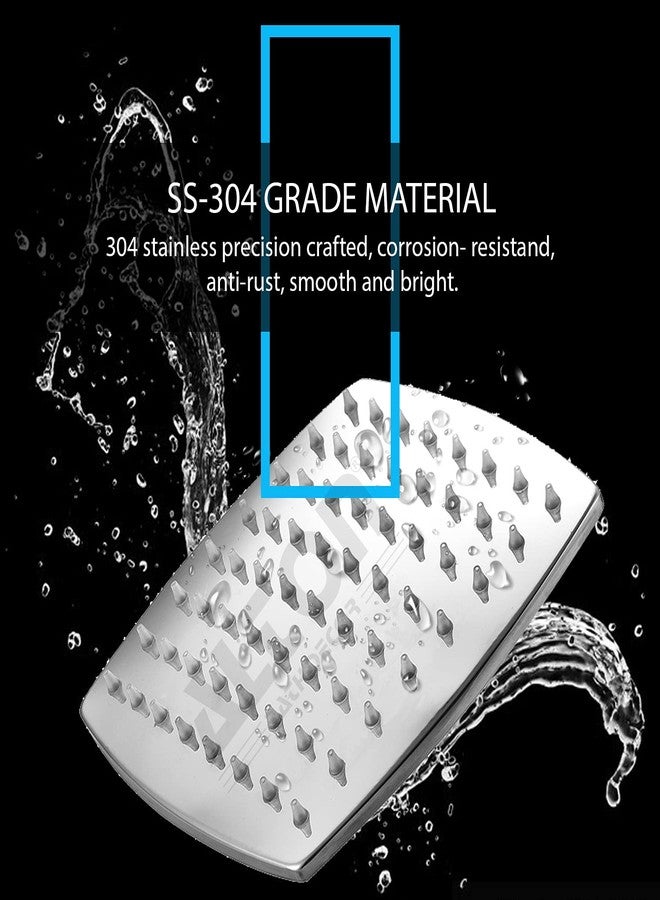 ALTON SHR22150, SS-304 Grade 8x8 Square Overhead Shower Without Arm, Chrome Finish - Image 3